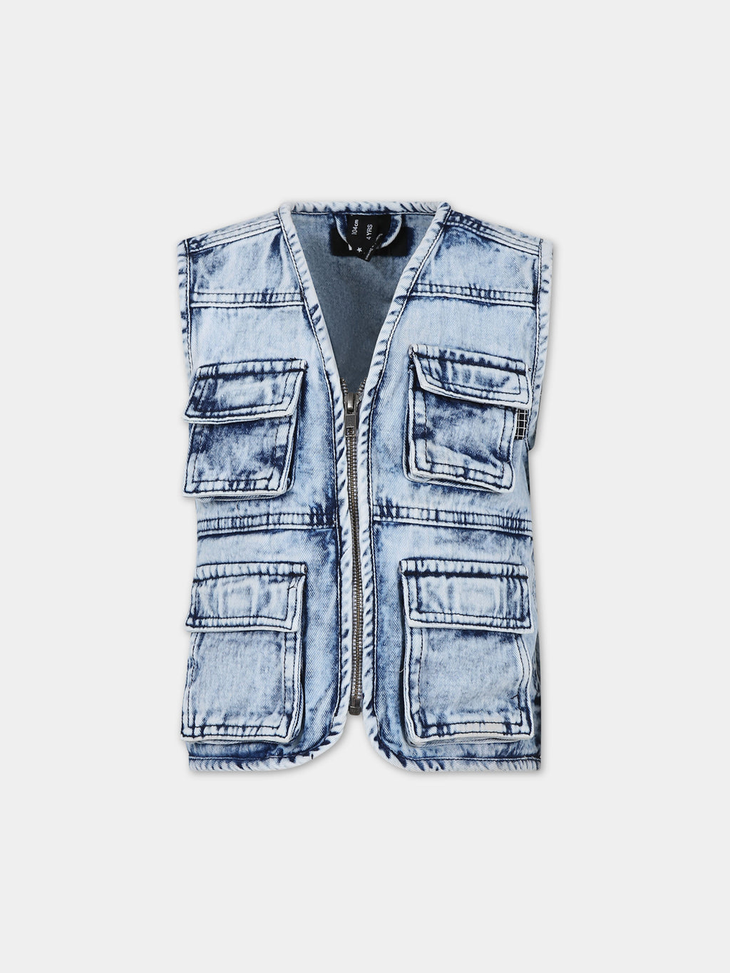 Blue vest for boy